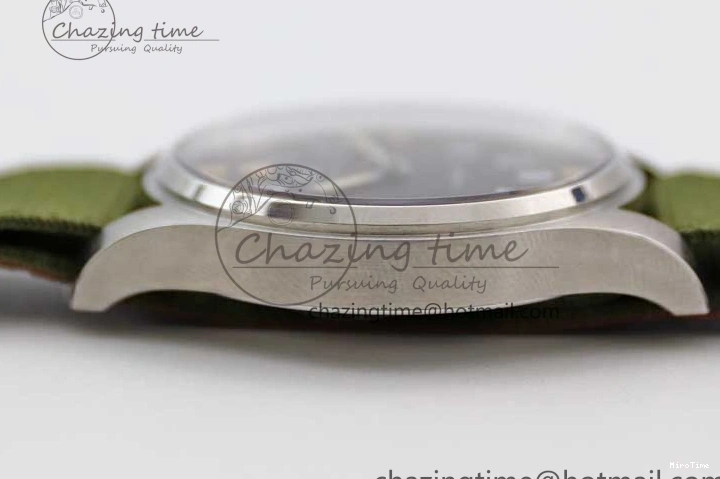 MIROTIME 0126 FastDry Mark XVIII “TRIBUTE TO MARK XI” IW327007 M+F 1:1 Best Edition Black Dial on Green Nylon Strap A 7050